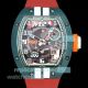 Swiss Clone Richard Mille RM029 Carbon Fiber Le Mans Edition Red Rubber Strap Watch (4)_th.jpg